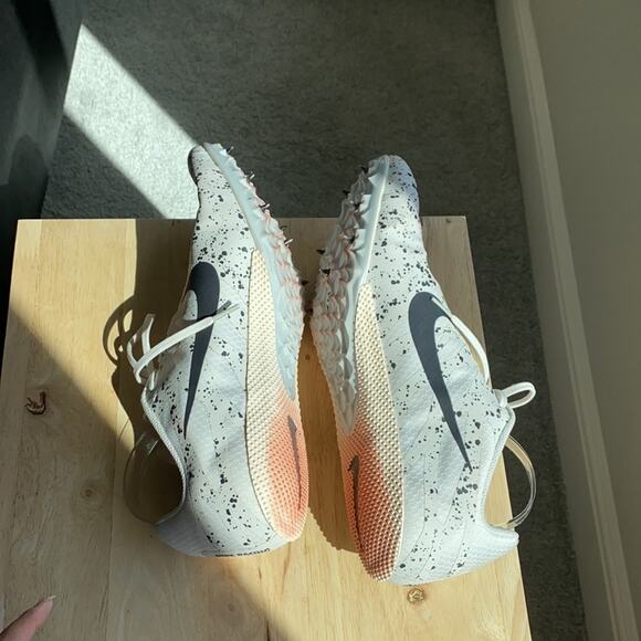 Nike Zoom Rival’s track & field black white cleats size 15 college high school - Picture 5 of 7